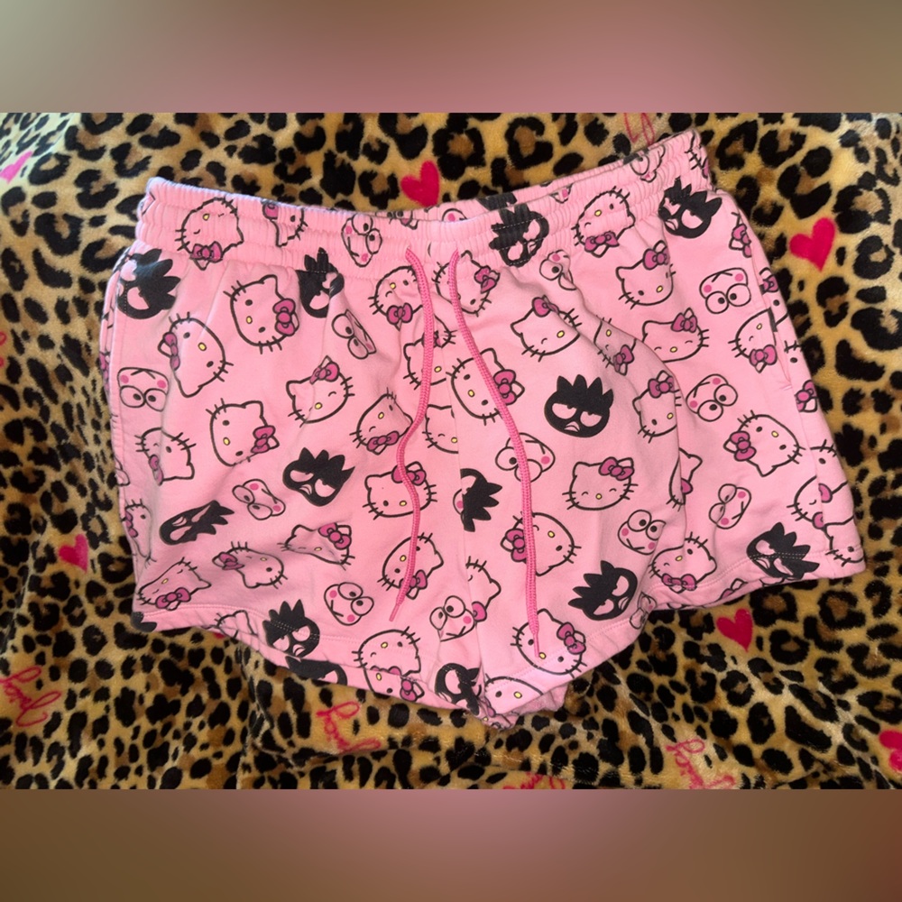 Sanrio Pink Hello Kitty Lounge Shorts